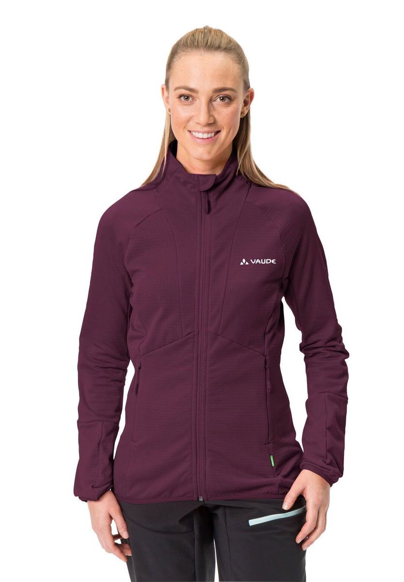 Aktive Fleecejacke mit Stehkragen