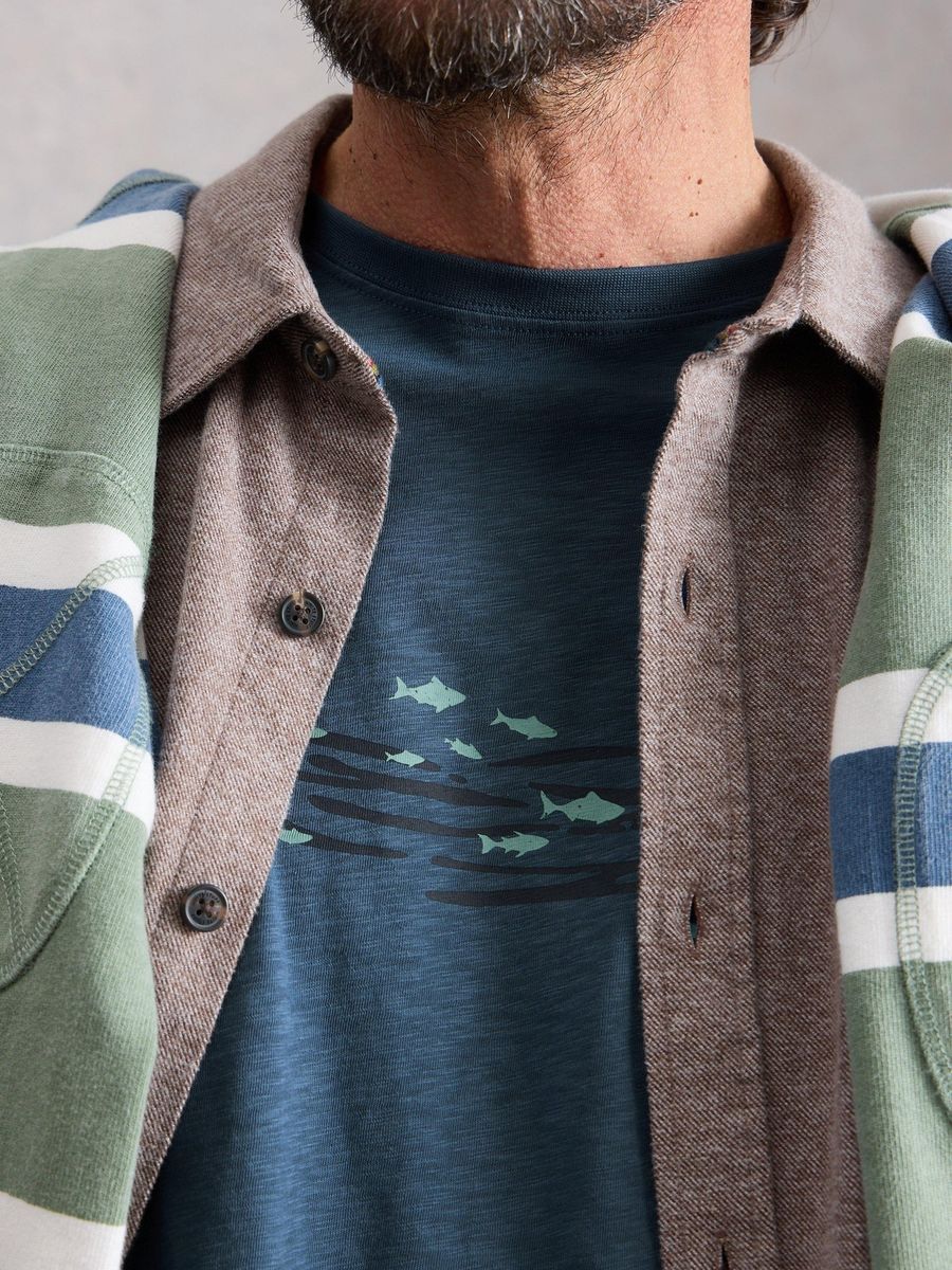 Abersoch T-Shirt mit Fischgrafik
