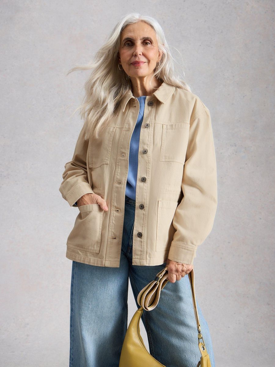 Arbeitsjacke aus Bio-Baumwolltwill