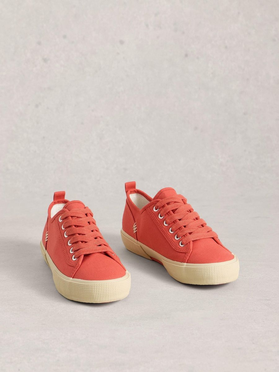 Gestreifte Canvas Stoffschuhe