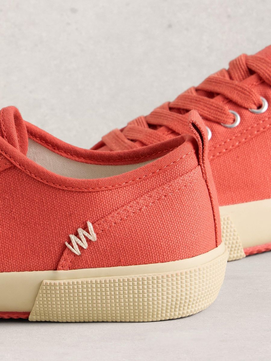 Gestreifte Canvas Stoffschuhe