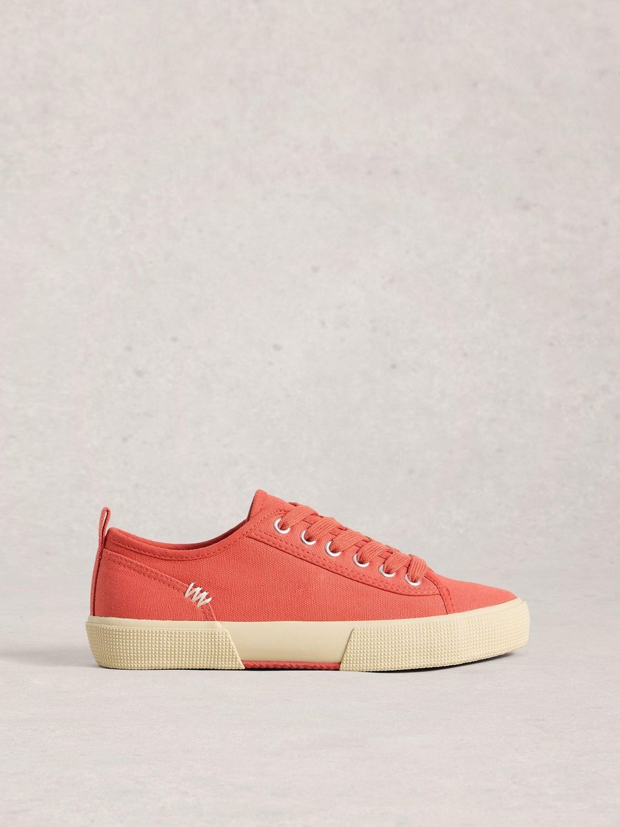 Gestreifte Canvas Stoffschuhe