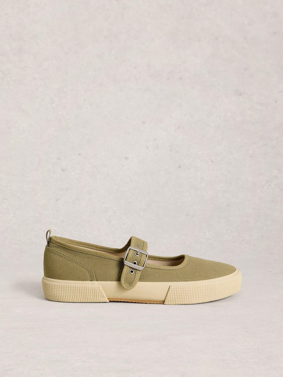 Mary Jane Stoffschuhe mit Leopardenmuster