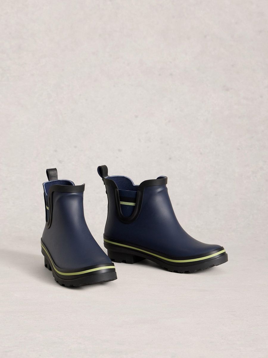 Marineblaue Chelsea Gummistiefeletten