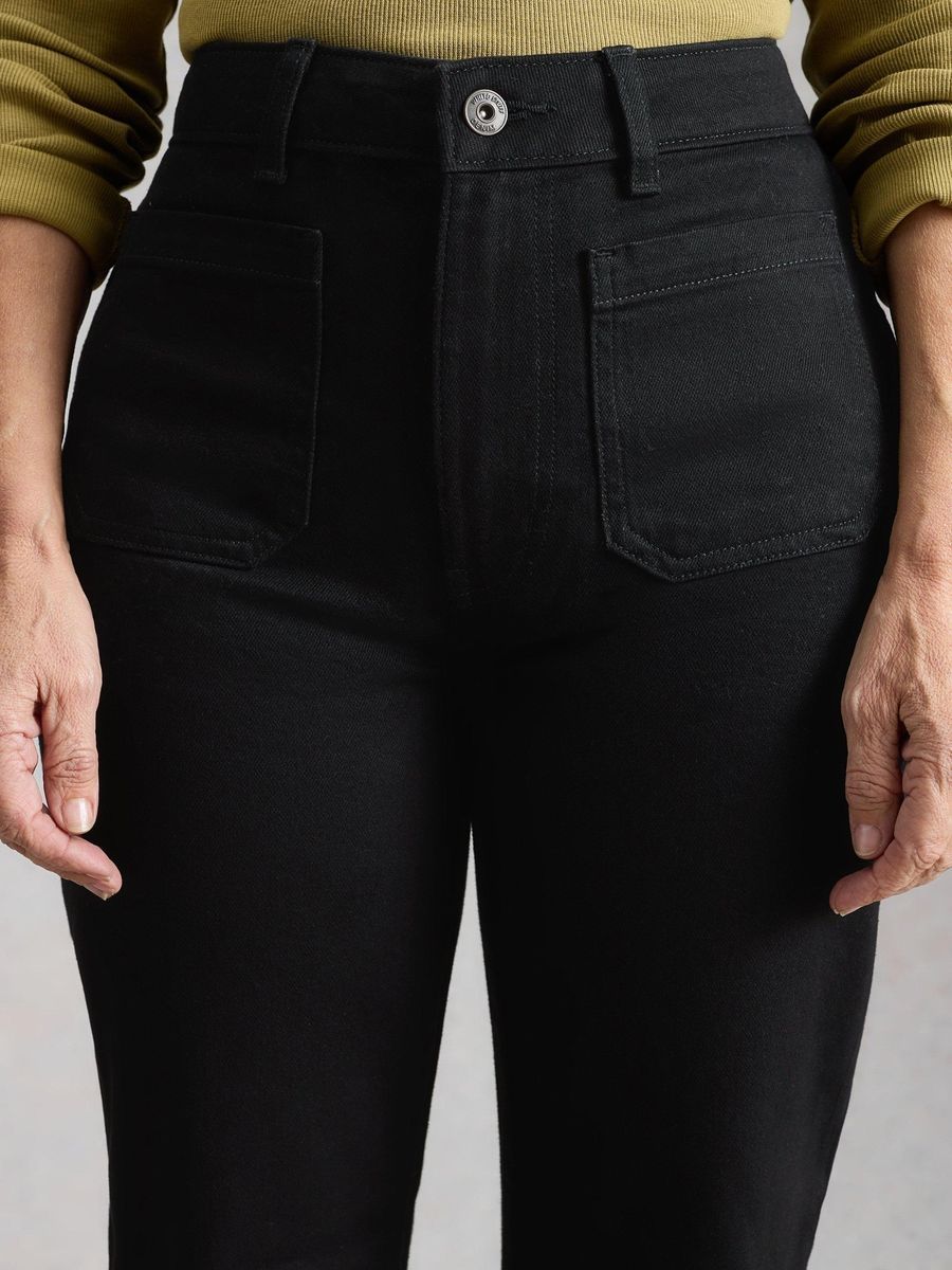 Schlagjeans in Schwarz