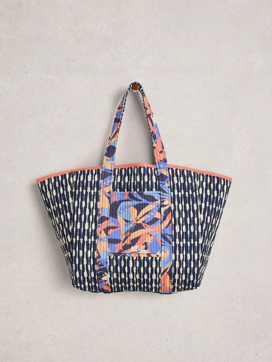 Wendbare gesteppte Shopper-Tasche