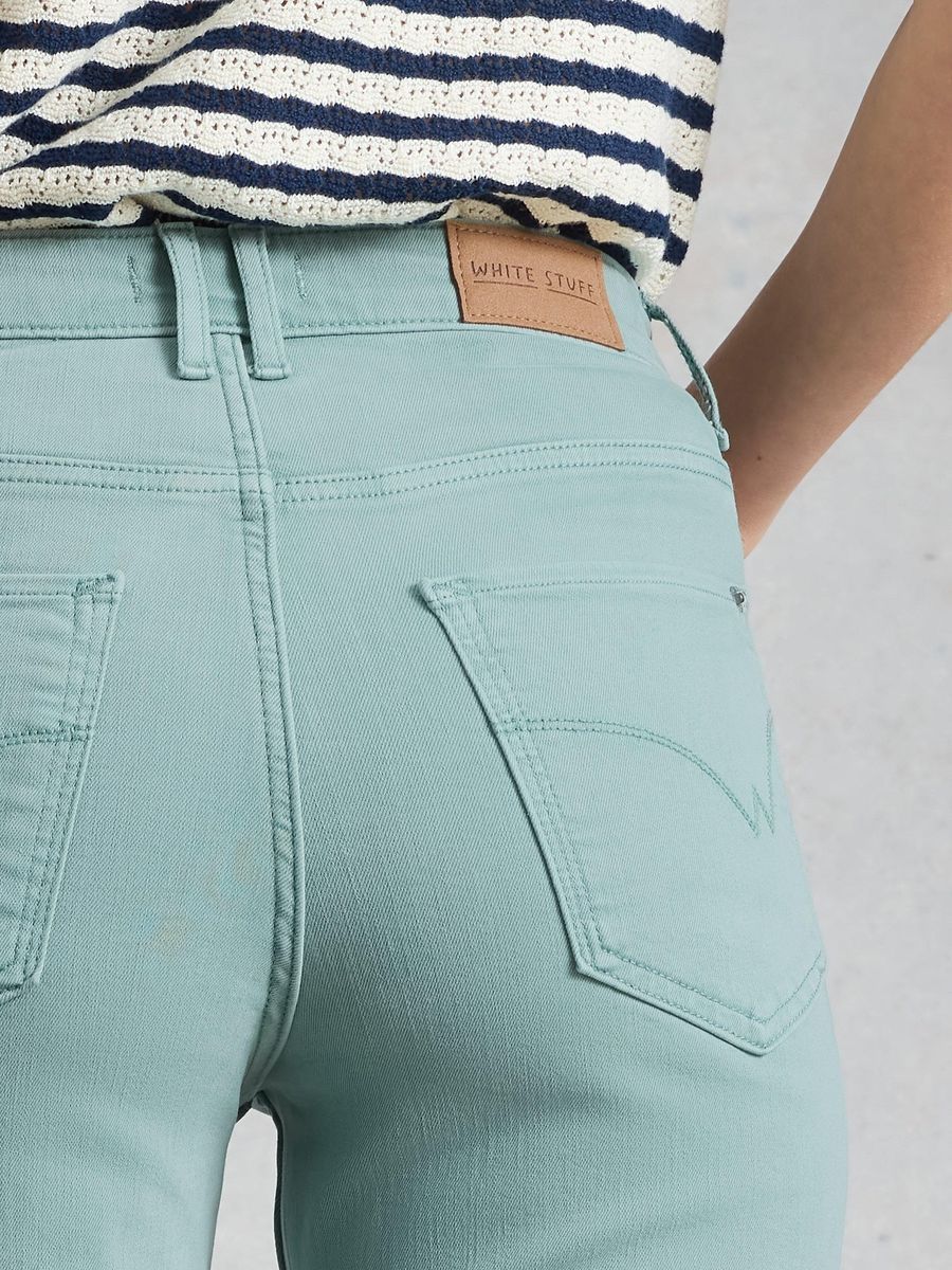Gerade geschnittene 7/8-Jeans