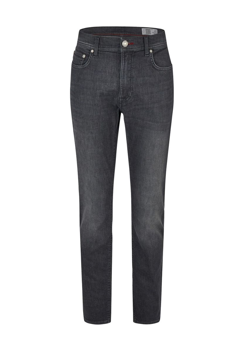 Regular Tapered Fit Jeans im Used-Look