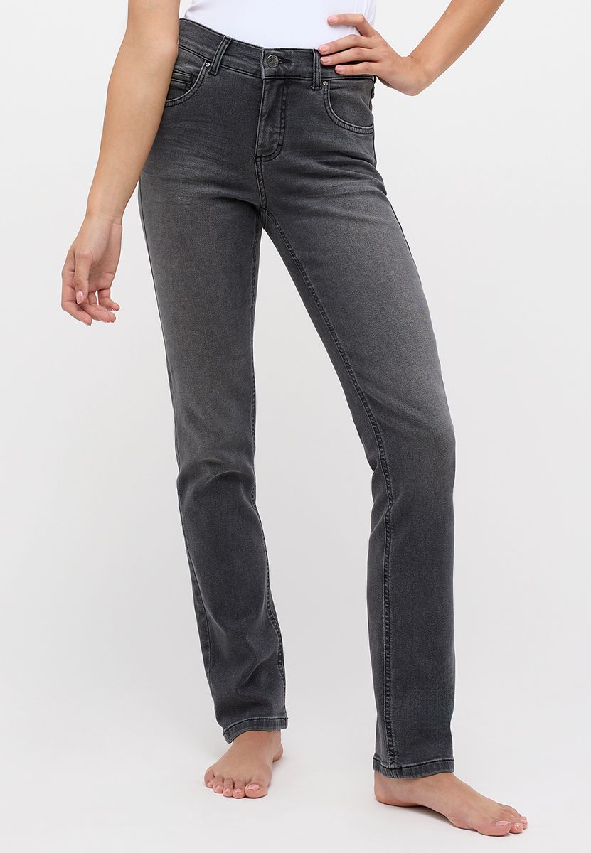 Klassische Straight-Leg Denim mit Mittlerer Leibhöhe
