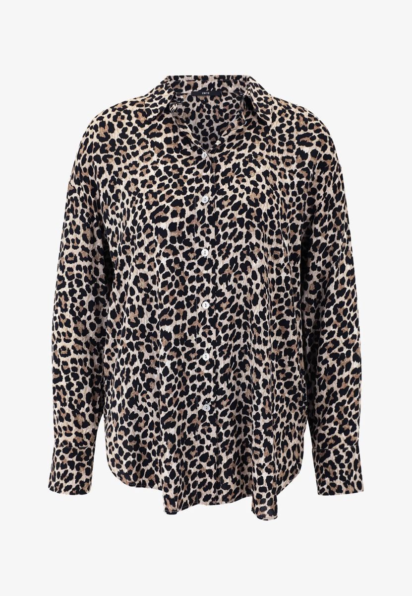 Klassisches Hemd mit Leopardenmuster