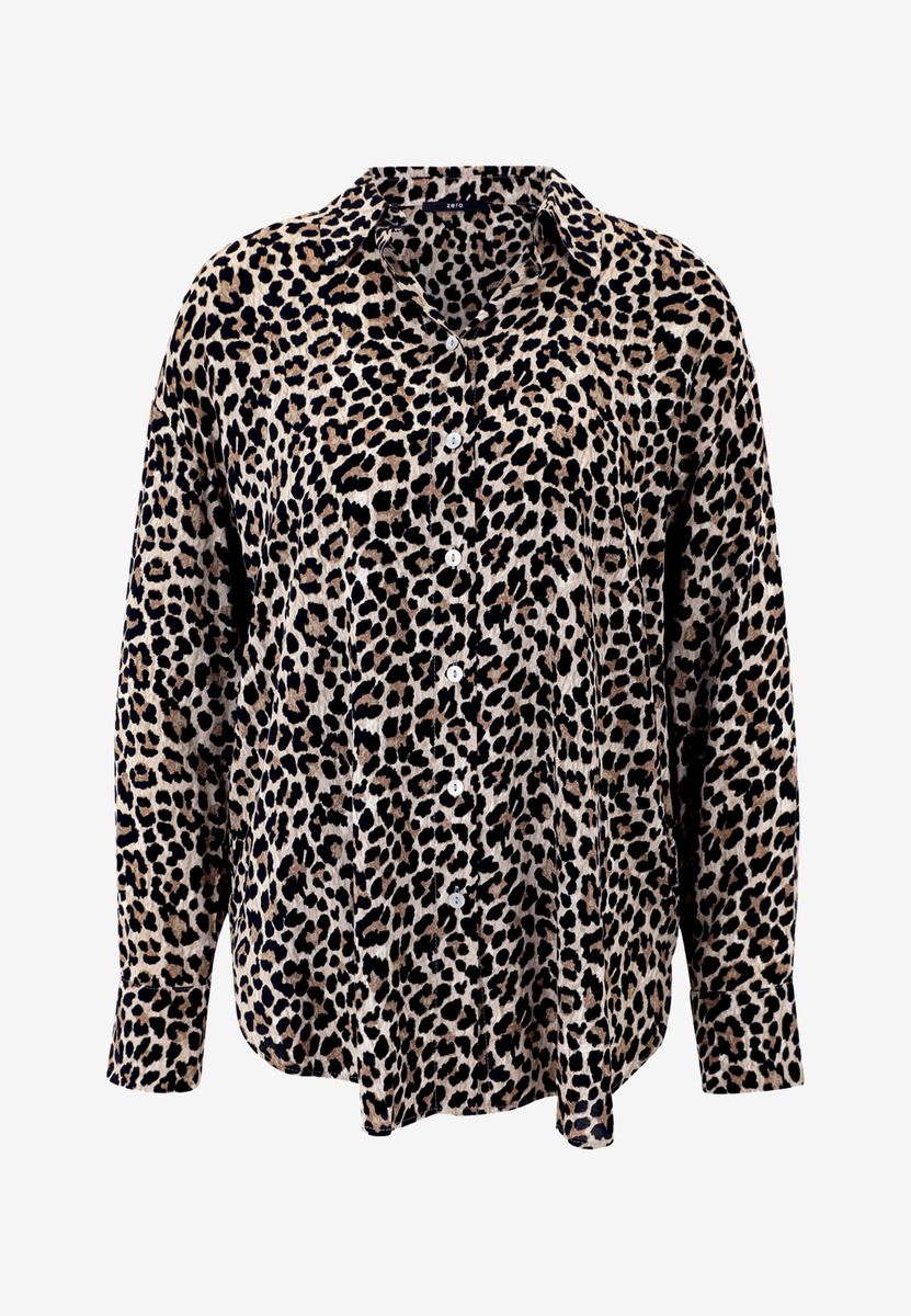 Klassisches Hemd mit Leopardenmuster