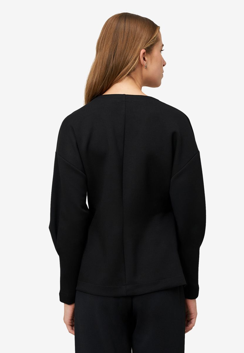 Sweatshirt mit Knopfleiste