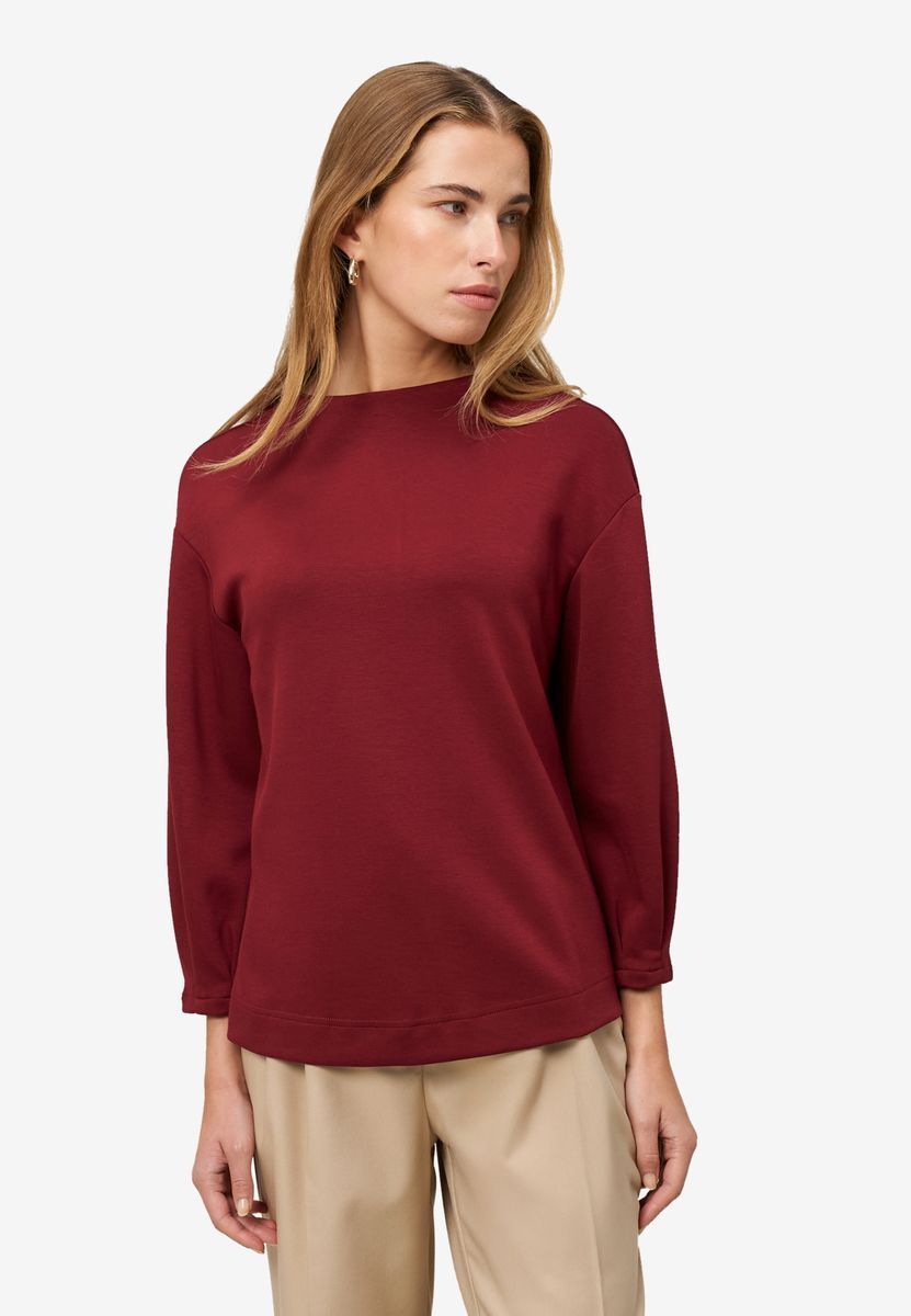 Sweatshirt mit Dreiviertelärmeln