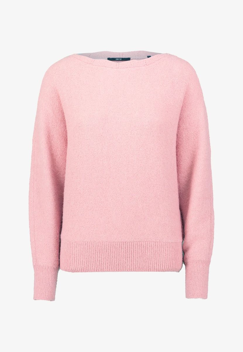 Strickpullover mit U-Boot Ausschnitt