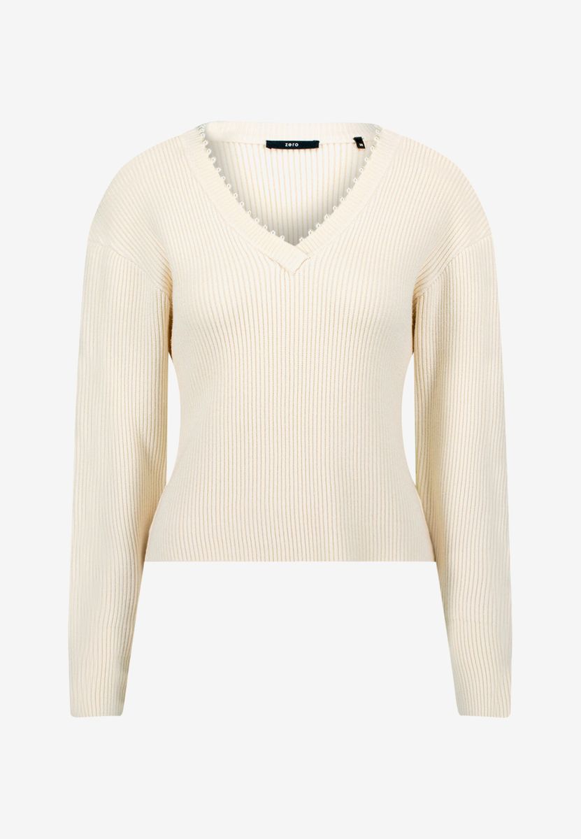 Pullover mit Perlen