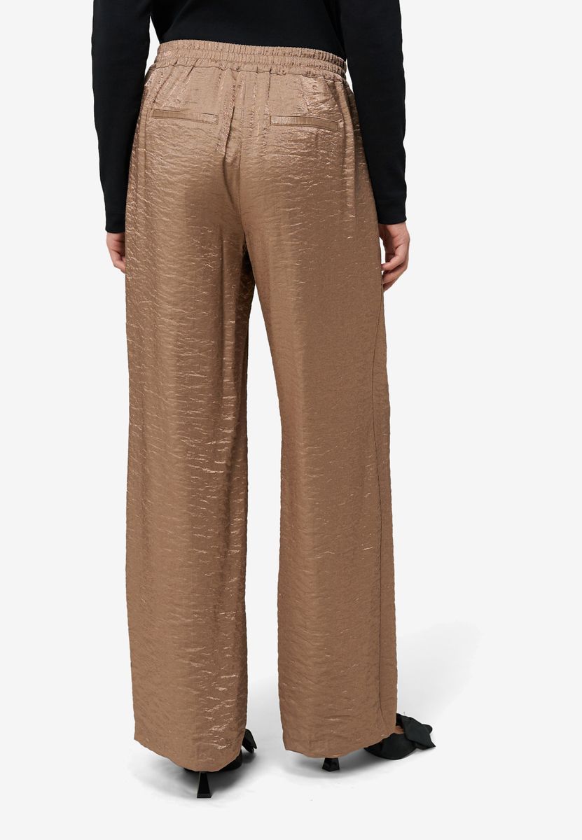 Weite Loungehose mit Struktur