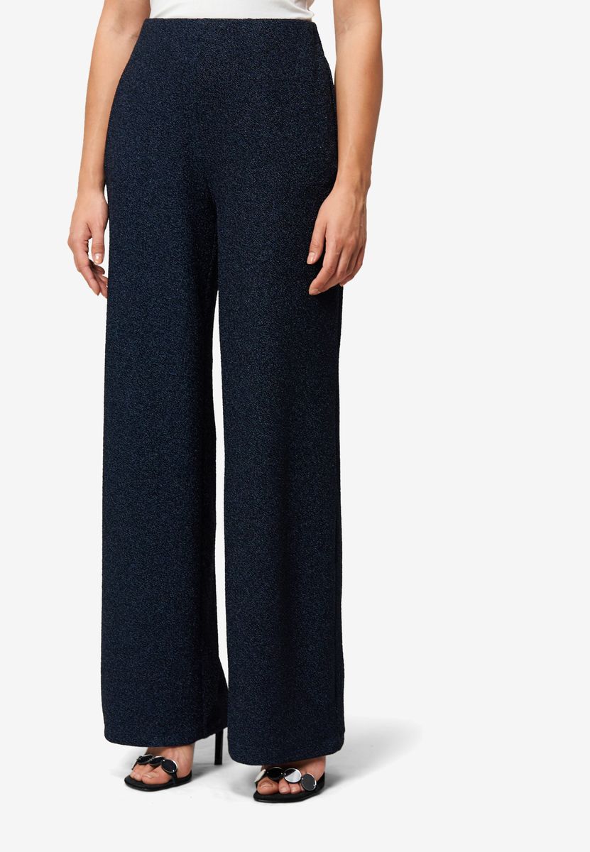 Stoffhose mit Lurexfaden