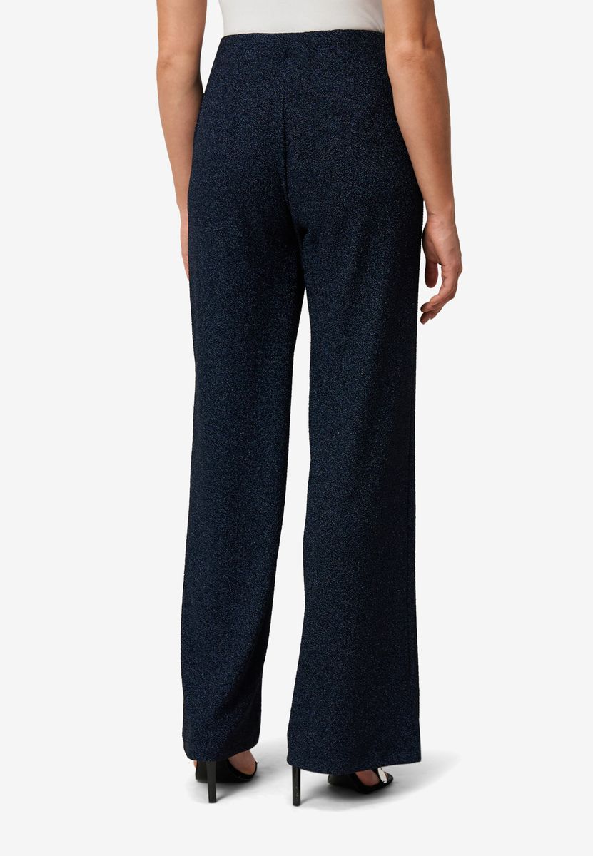Stoffhose mit Lurexfaden