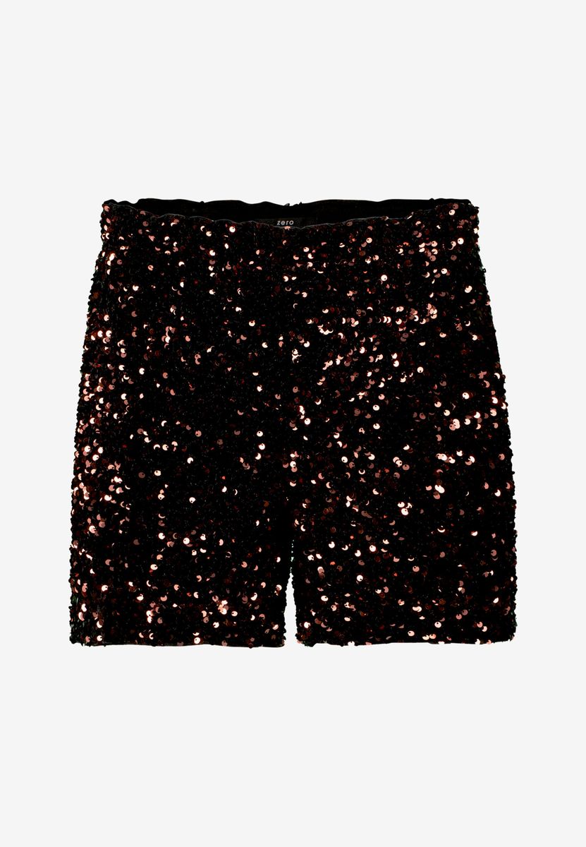 Shorts mit Pailletten