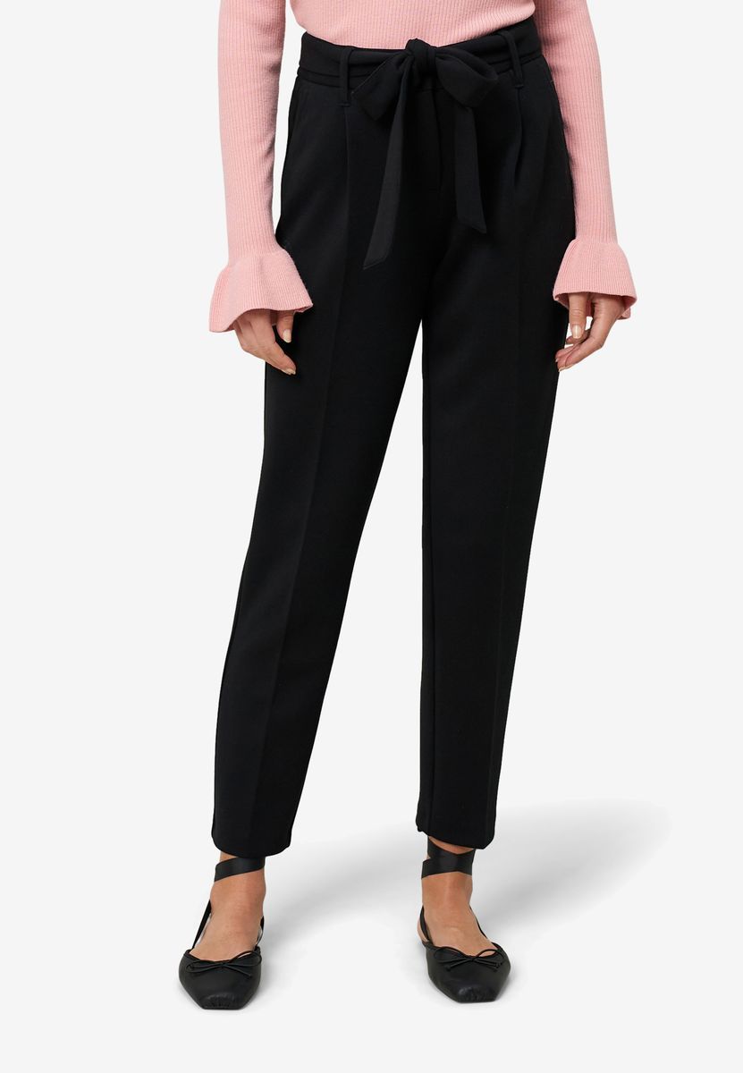 Stoffhose mit Bindegürtel 28 Inch