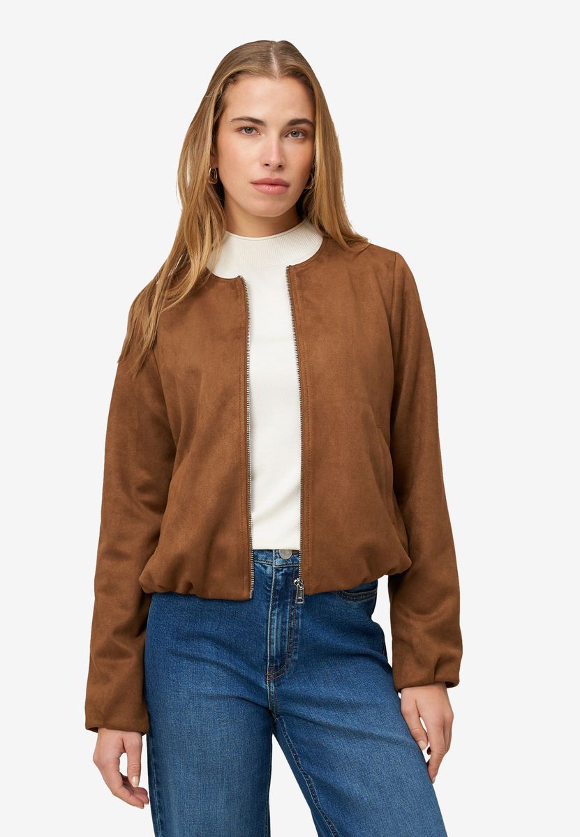 Blazerjacke mit Reißverschluss