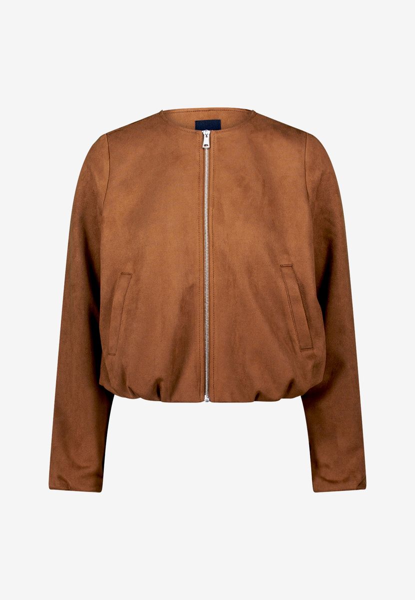 Blazerjacke mit Reißverschluss
