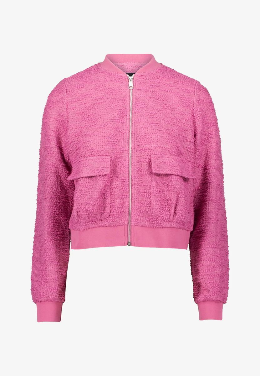 Boucè Jacke mit Reißverschluss
