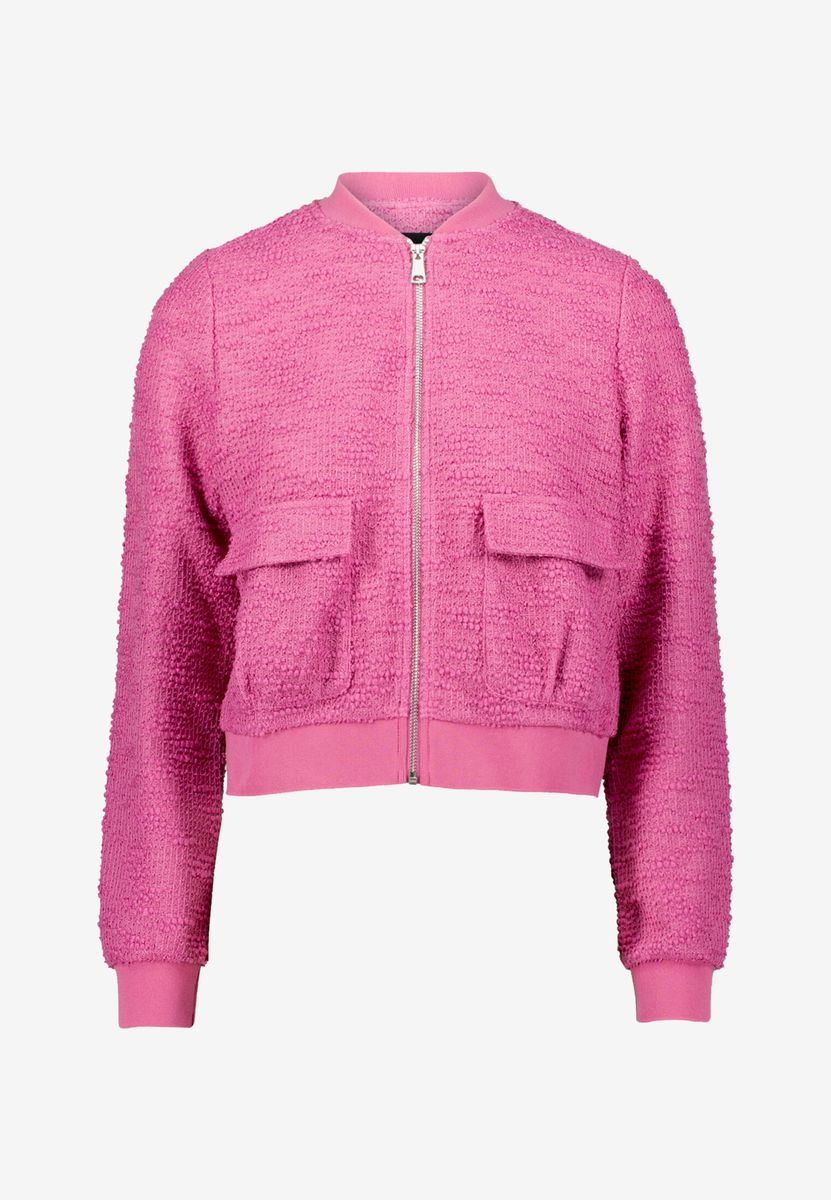 Boucè Jacke mit Reißverschluss