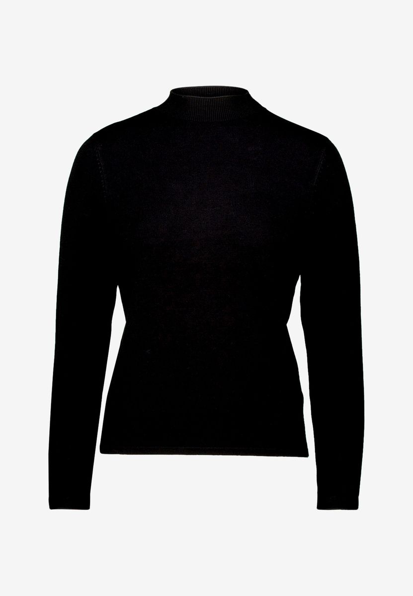 Eleganter Strickpullover mit Stehkragen