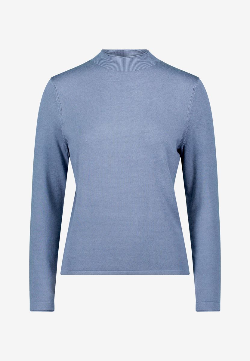 Eleganter Strickpullover mit Stehkragen