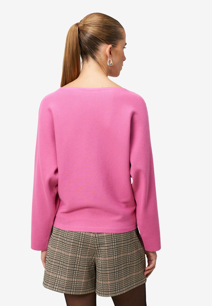 Strickpullover mit U-Bootausschnitt