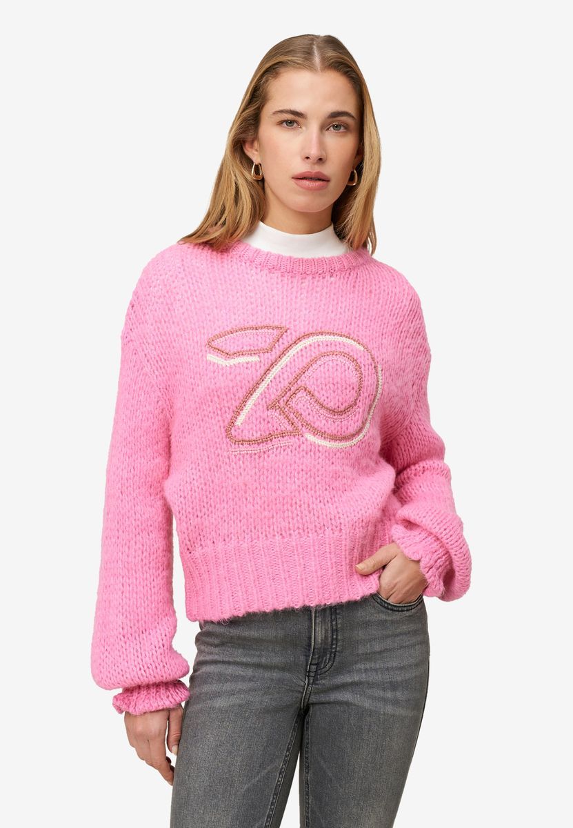 Pullover mit Logostickerei