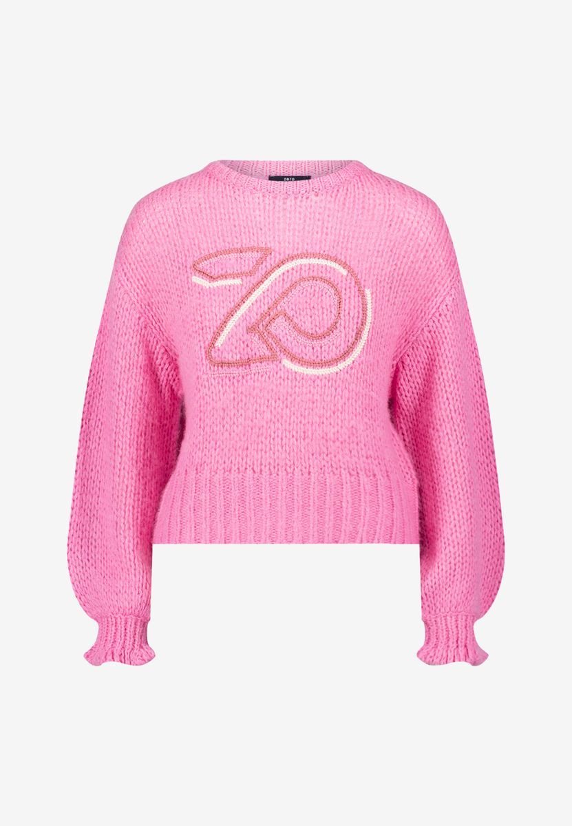 Pullover mit Logostickerei