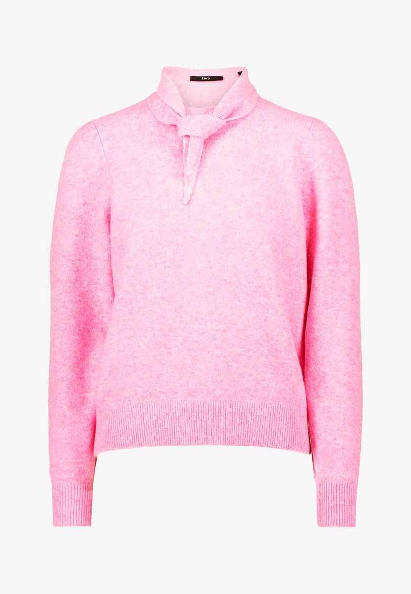 Pullover mit Strickhalstuch