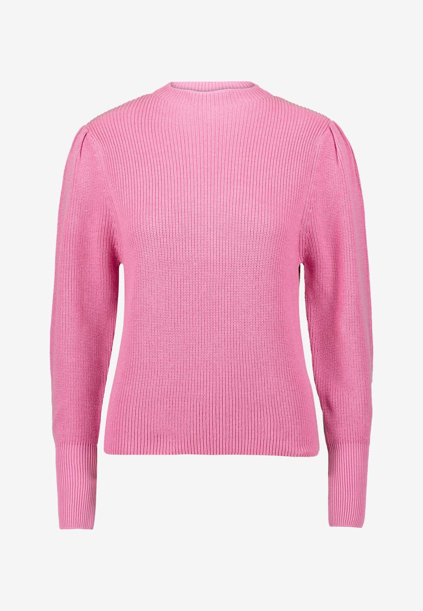 Strickpullover mit Ballonärmeln