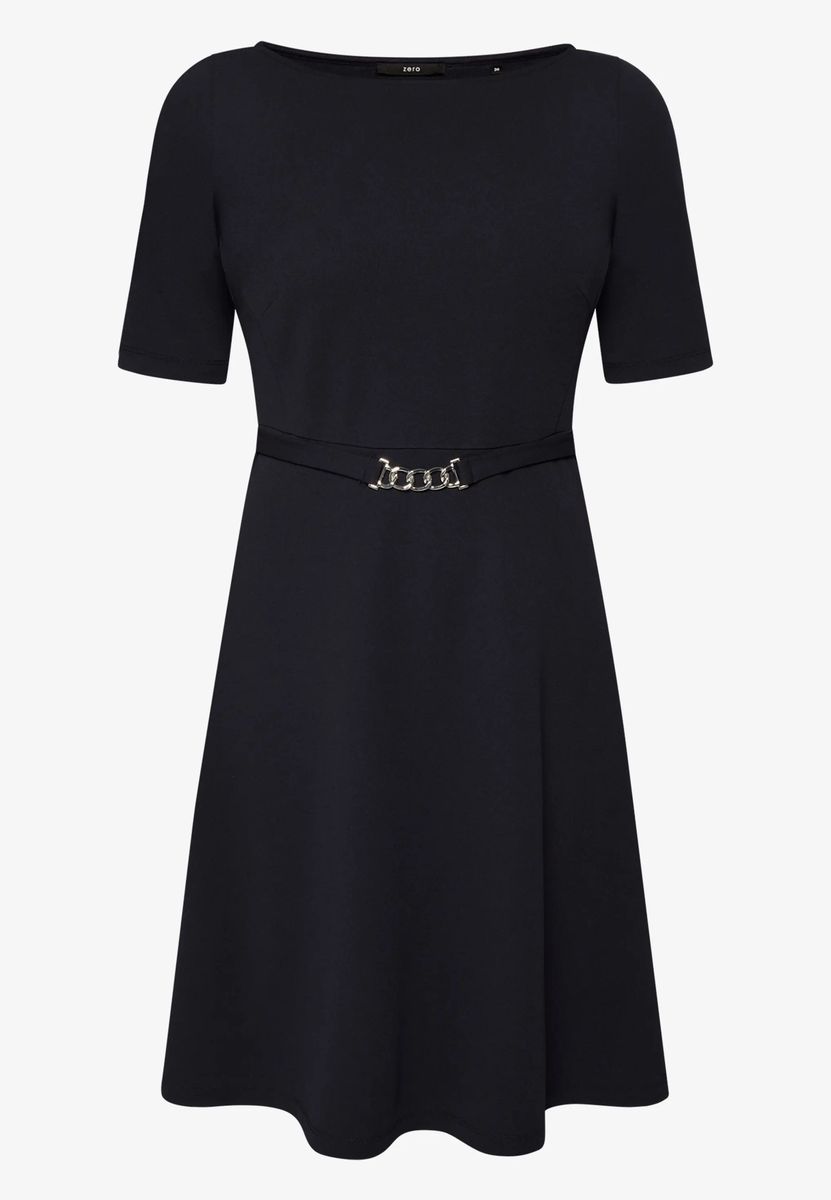 Jerseykleid mit Gürtel