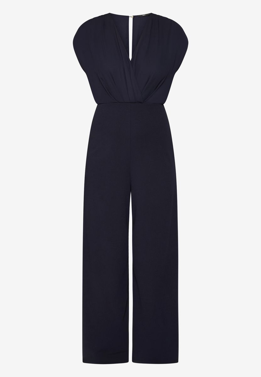 Jumpsuit Wickeloptik weites Bein