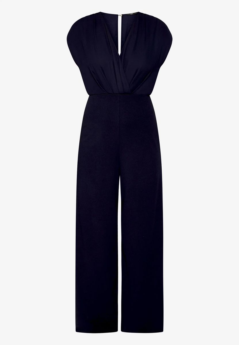 Jumpsuit Wickeloptik weites Bein