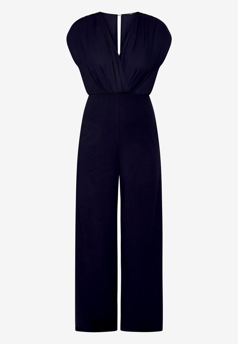 Eleganter Wickel-Jumpsuit mit weitem Bein