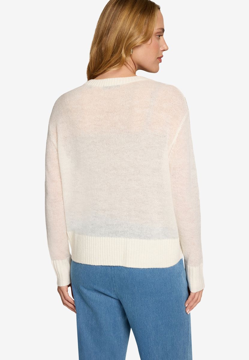Weicher Strickpullover mit Alpaka-Anteil