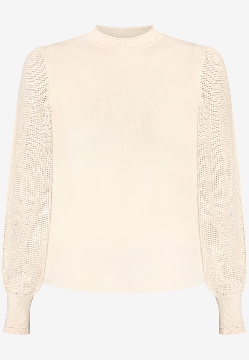 Pullover mit hohem Kragen