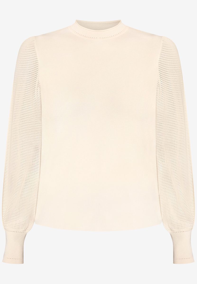 Pullover mit hohem Kragen