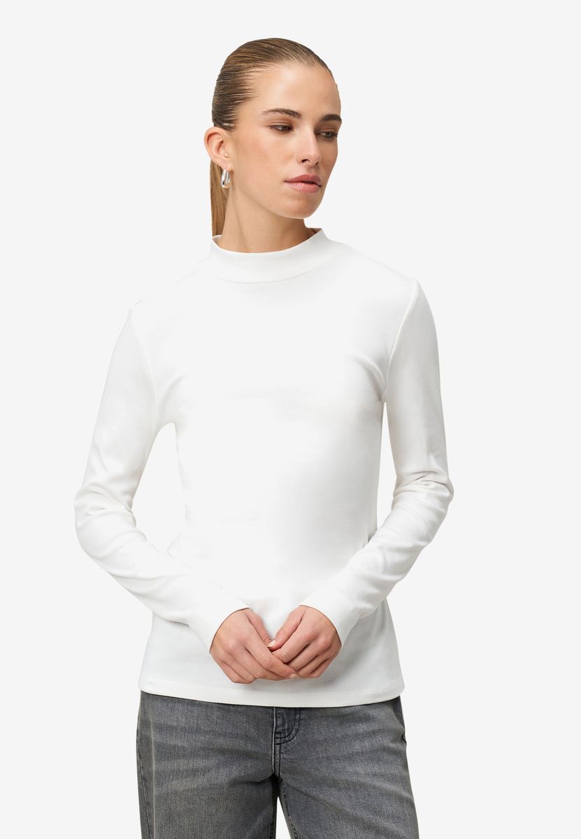 Langarmshirt mit Stehkragen