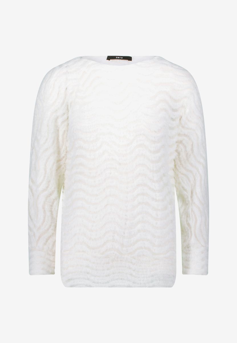 Sweatshirt mit Wellenmuster