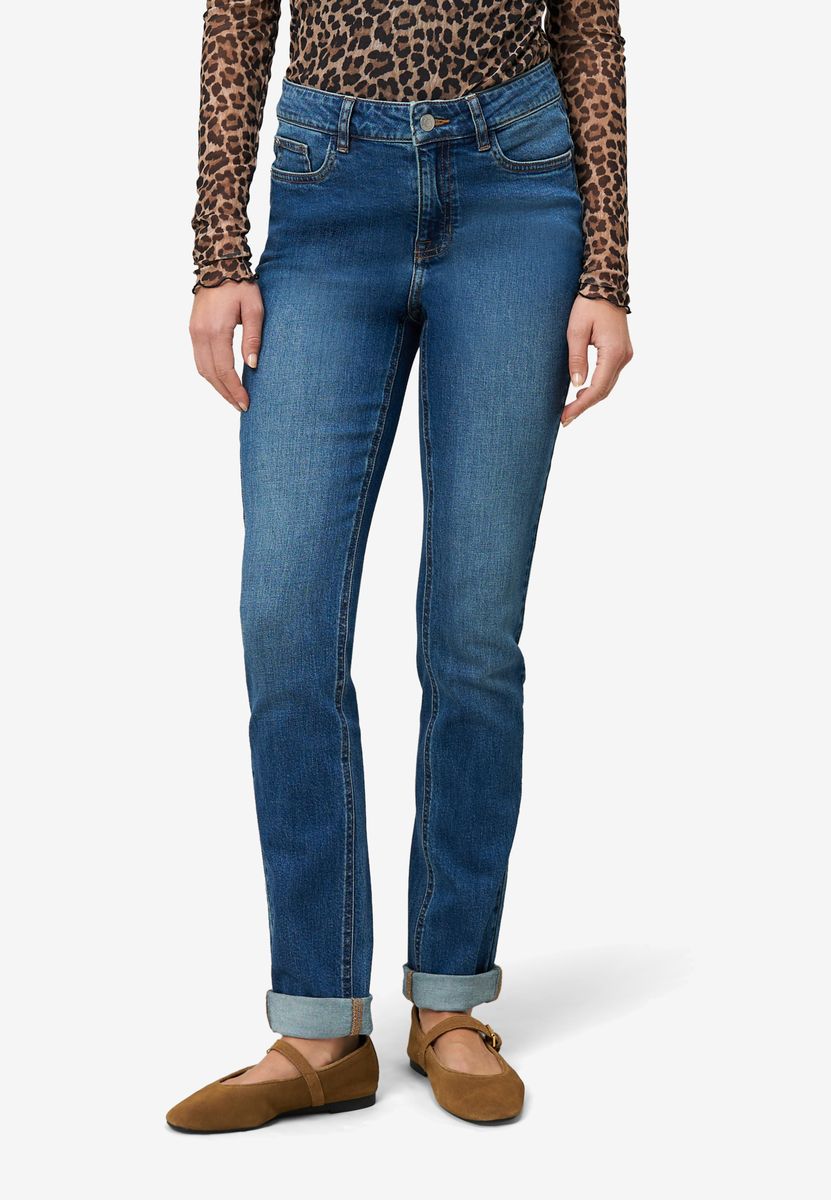 Zeitlose Straight-Leg-Jeans aus Denim