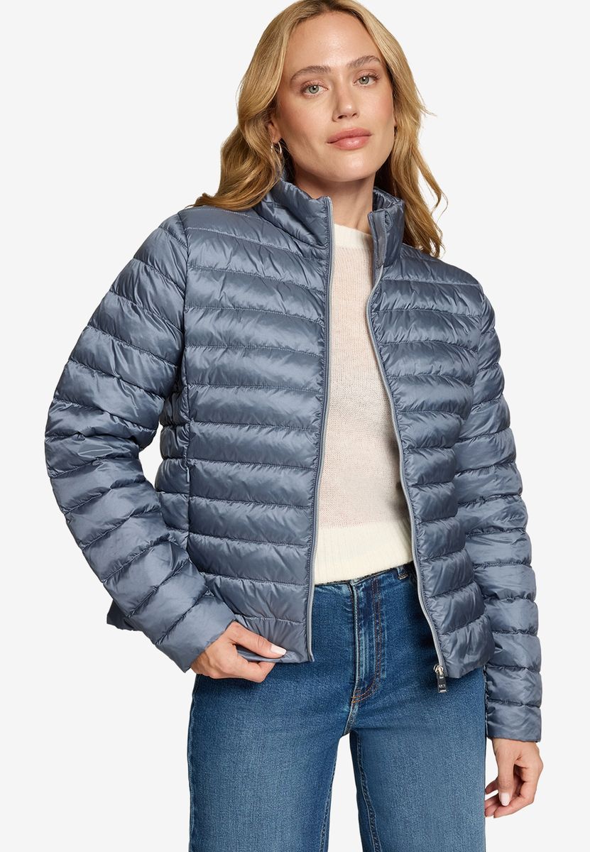 Gesteppte, leichte Jacke mit Stehkragen