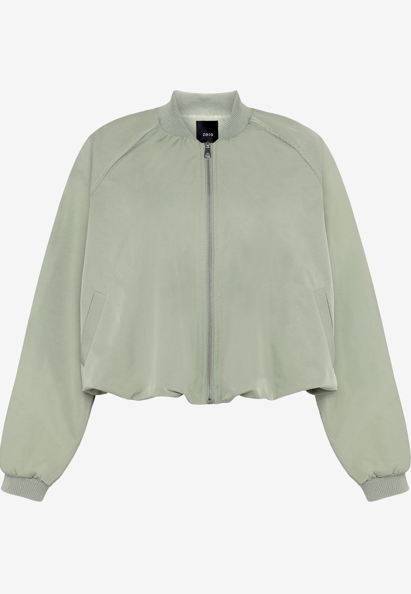 Oversized Bomberjacke mit Reißverschluss