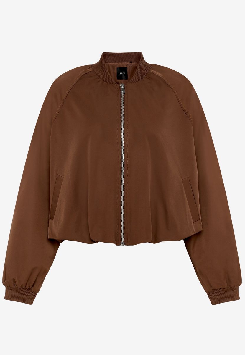 Oversized Bomberjacke mit Reißverschluss