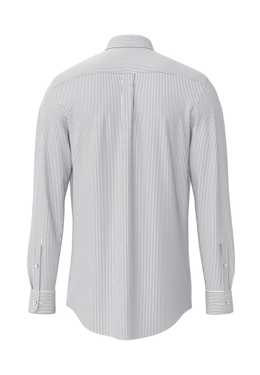 Gestreiftes Baumwoll-Button-Down-Hemd