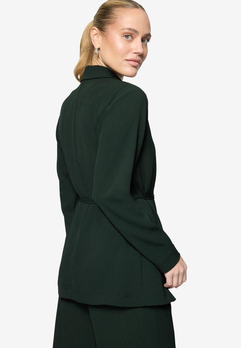 Longblazer  strukturiert mit Bindedetail